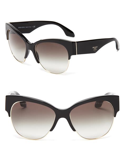 prada women's cat eye sunglasses|59mm cat eye sunglasses Prada.